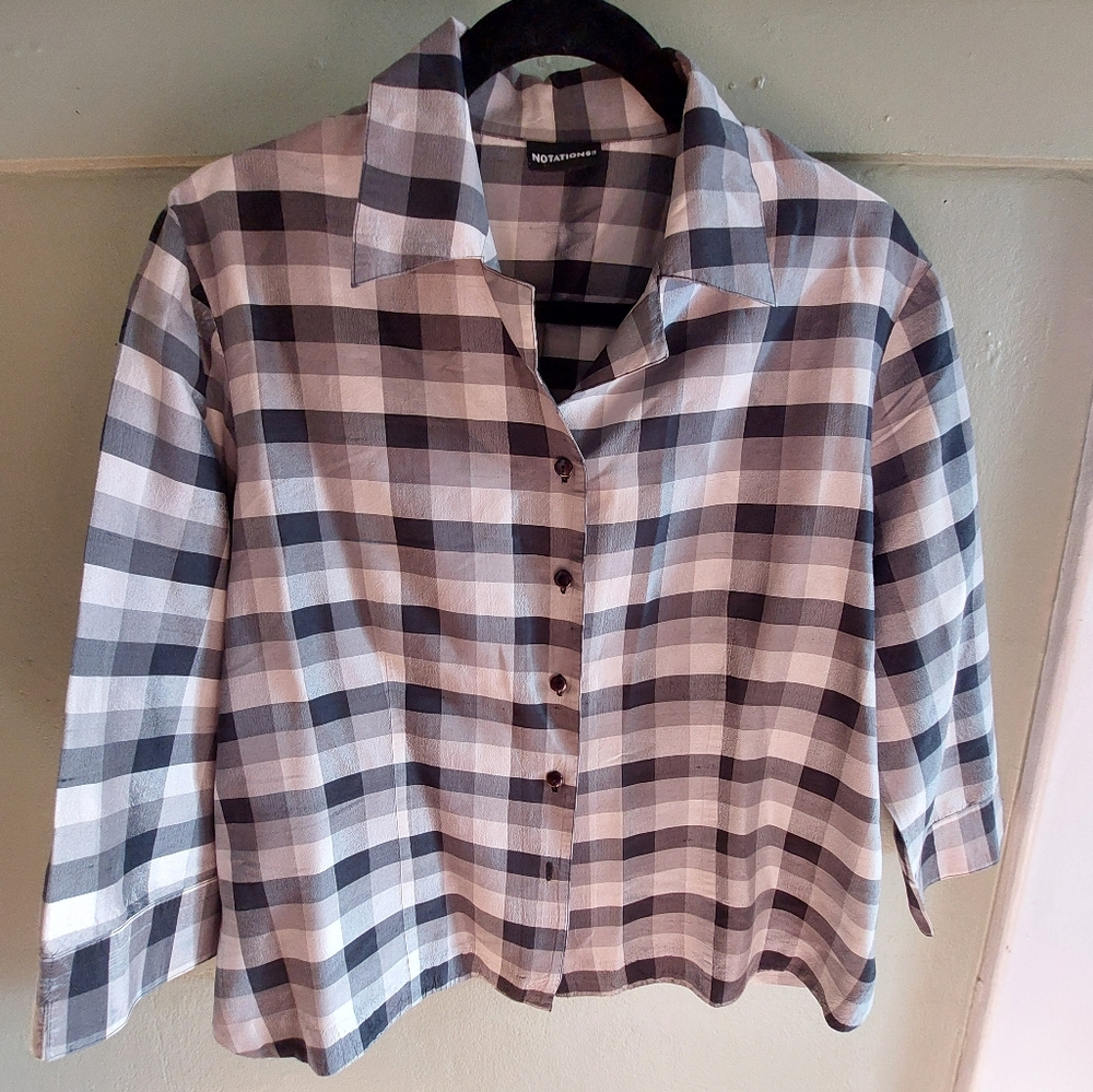 Silk Button-Up Shirt